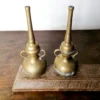 Handheld Torch burner oil replenishment canisters set of two bronzes - Image 9