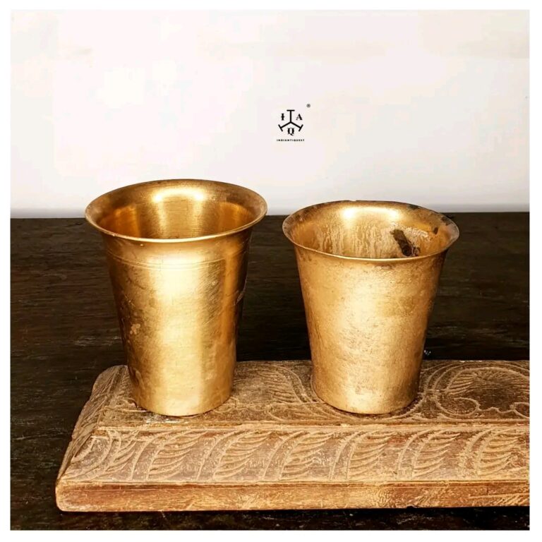 Solid large Raja Rani bronze tumblers