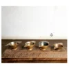 Assorted brass baby milk and meds feeder Sangadai/ Paaladai set of four