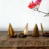 Compact Muuku maada aghal vilakku bronze set of four - Image 5