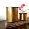 Brass Kuliyal bosi/ Bath mug assorted set of two large and small suitable for adults and babies - Image 3