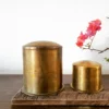 Brass Kuliyal bosi/ Bath mug assorted set of two large and small suitable for adults and babies - Image 4