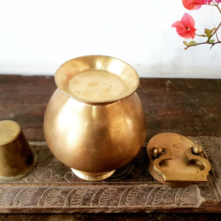 Travel Rail kooja golden bronze with original tumbler inside - Image 7