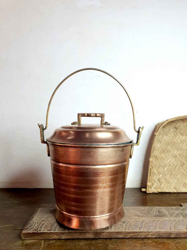 Golden brass Vari bucket thooku heavy variant handmade classic standard size