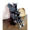 Classic cast iron miniature set of 12 traditional kitchen equipments - Image 9