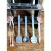 Classic cast iron miniature set of 12 traditional kitchen equipments - Image 5