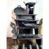 Classic cast iron miniature set of 12 traditional kitchen equipments - Image 4