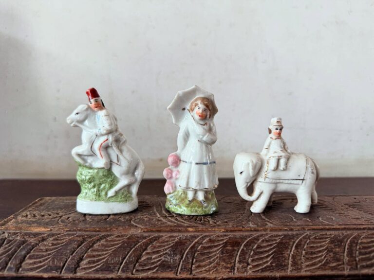English Porcelain Figurines Set of Three.