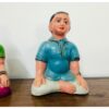Terracotta brother and sister practicing meditation, - Image 4
