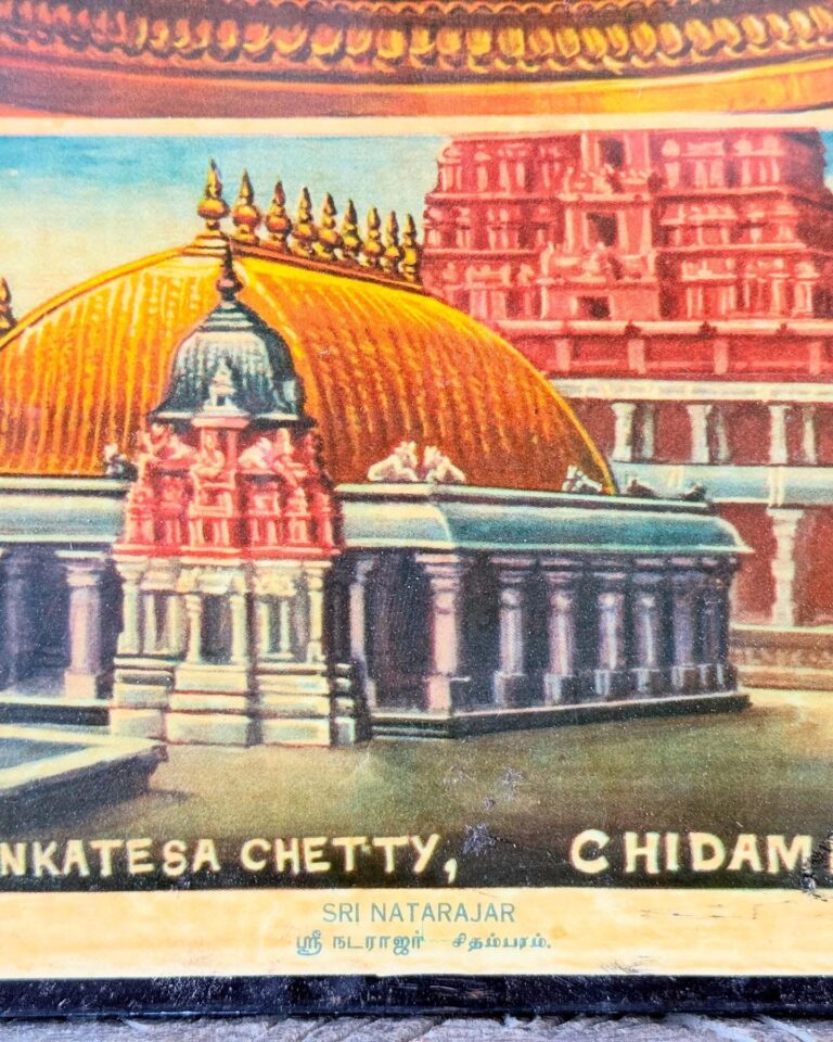Chidambaram Nataraja art portrait featuring Anandha Thandavam of Lord Shiva - Image 8
