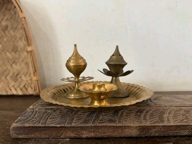 Brass Incense holders set of three - Image 2