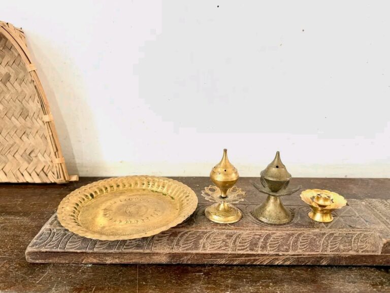 Brass Incense holders set of three - Image 3