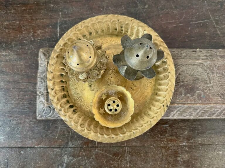 Brass Incense holders set of three - Image 4