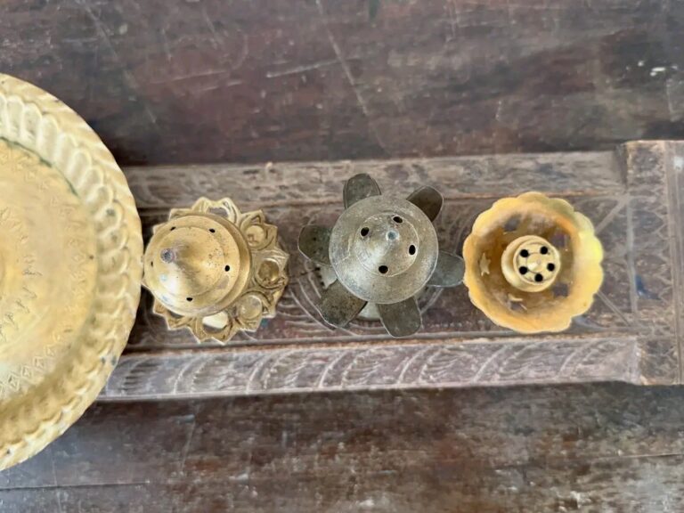 Brass Incense holders set of three - Image 5