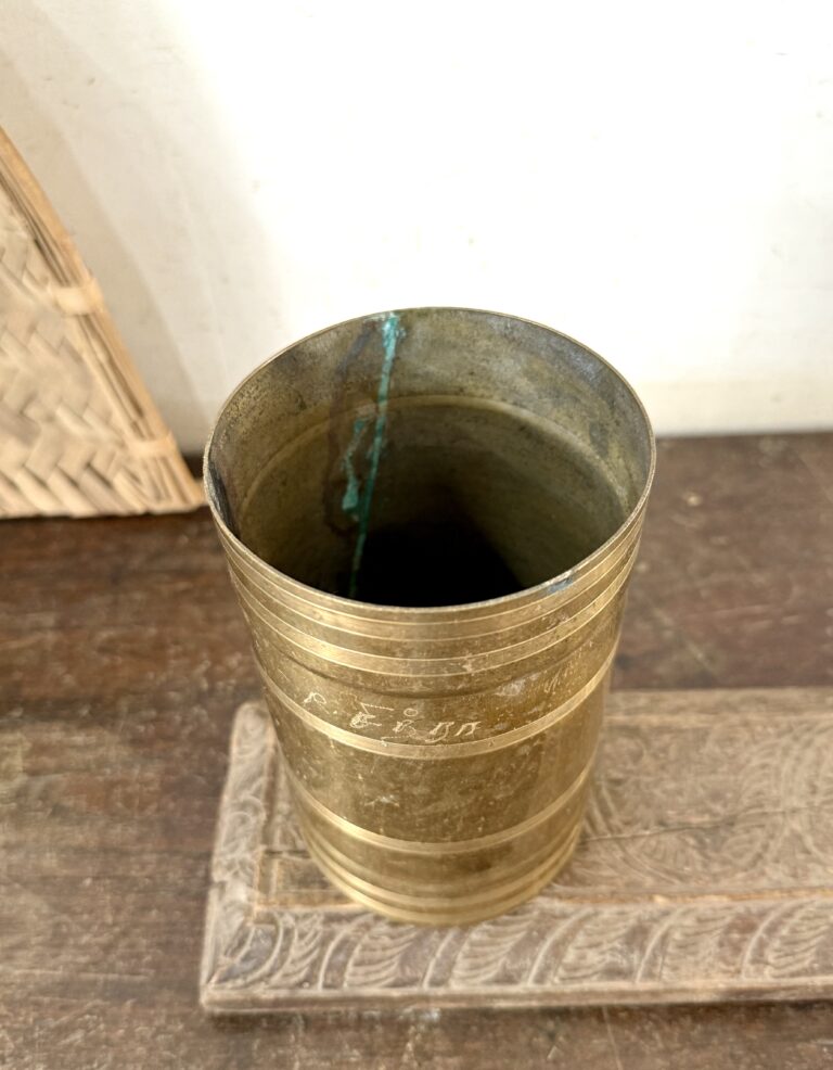 Large Rice Seer/ Vari padi golden brass unused versatile measuring vessel - Image 5