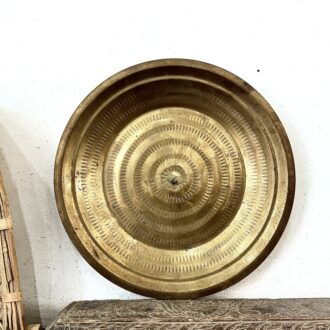 Seer thambalam platter golden brass light cast handmade
