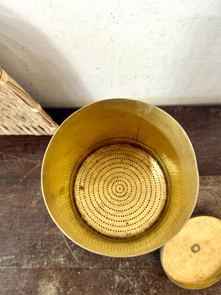 Classic golden brass coffee filter large family variant highest quality metal - Image 6