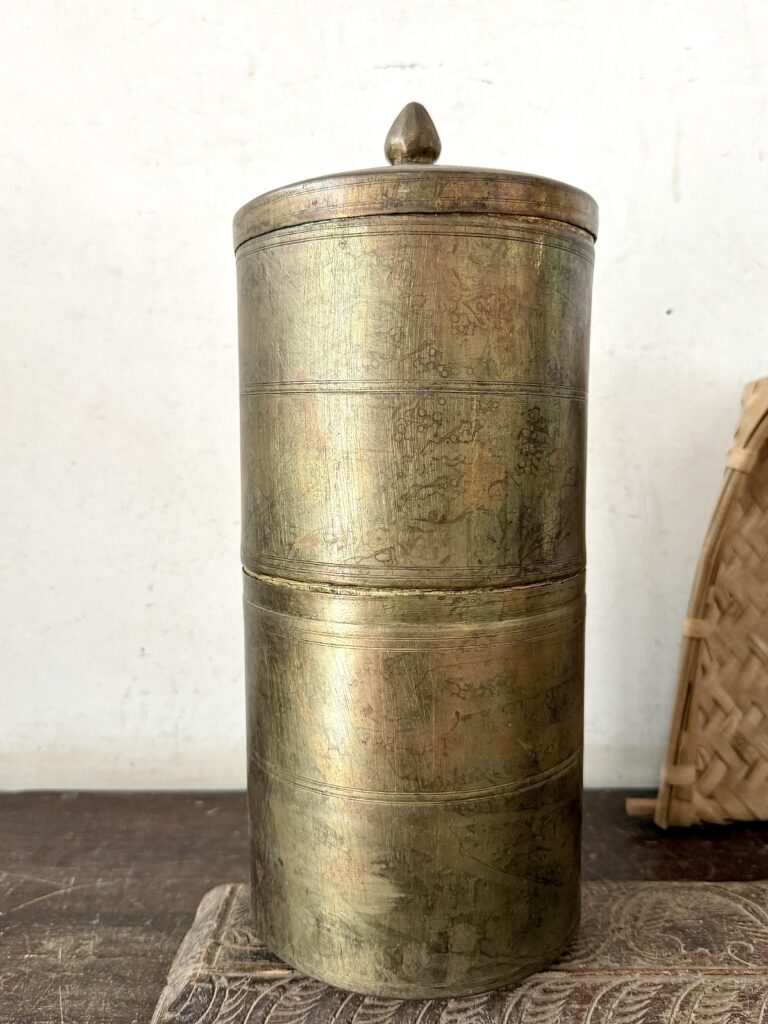 Kumil top golden brass coffee filter large family variant highest quality metal handmade - Image 2