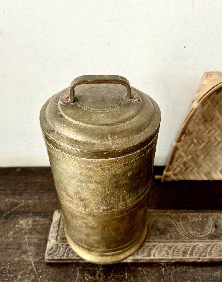 Classic Square top golden brass coffee filter large family variant highest quality - Image 3