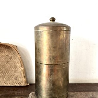Giant golden brass coffee filter large joint family variant highest quality