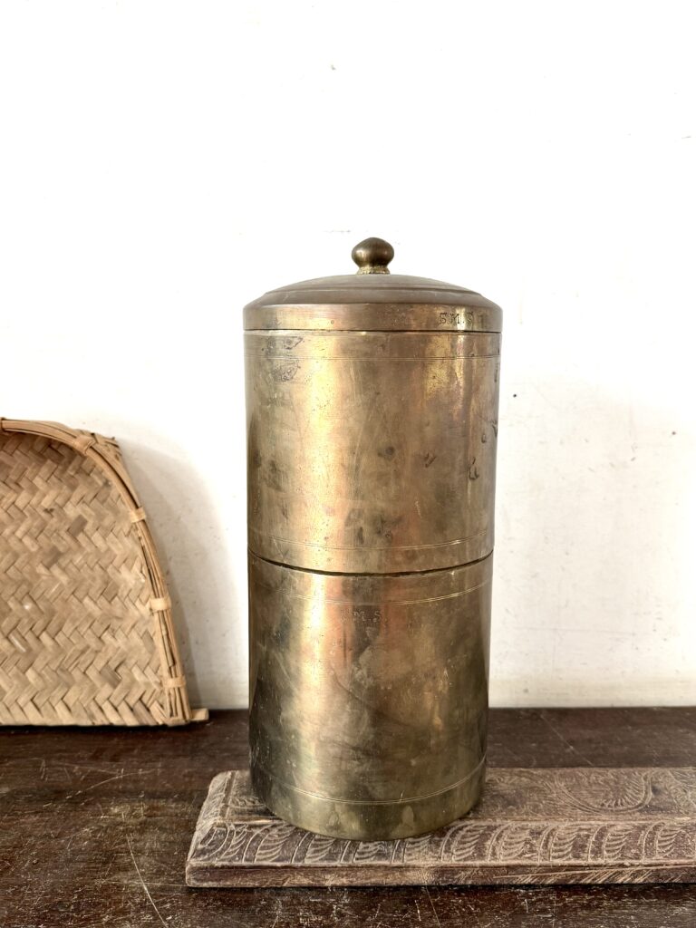 Giant golden brass coffee filter large joint family variant highest quality