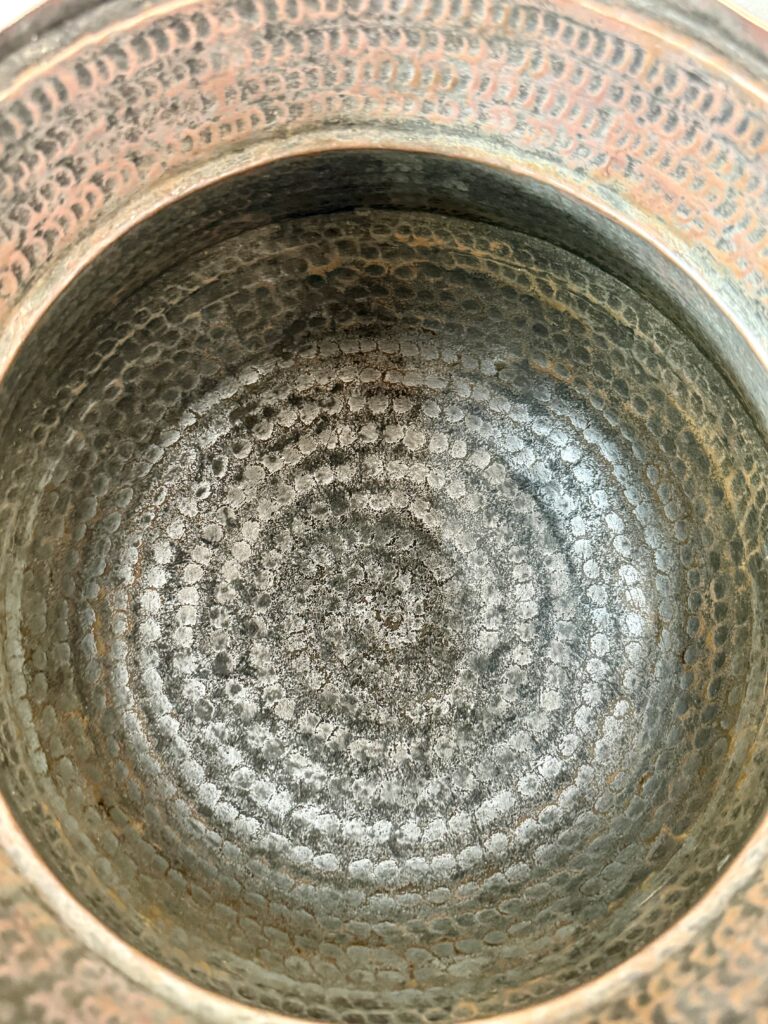 Kerala classic Copper Idly pot with idly steamer plate on top and perforated steamer dish At bottom - Image 9