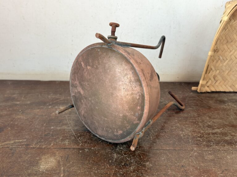 Vintage large brass metal kerosene pressure stove a household cooking appliance - Image 9