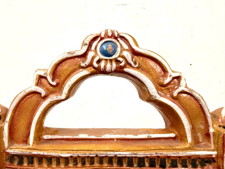 Exceptionally rare terracotta golu display prop Temple arch way - Image 4
