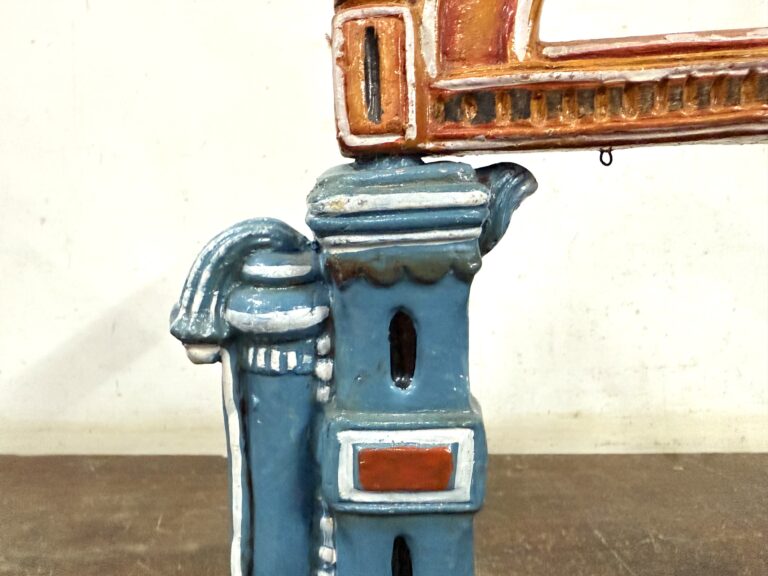 Exceptionally rare terracotta golu display prop Temple arch way - Image 5