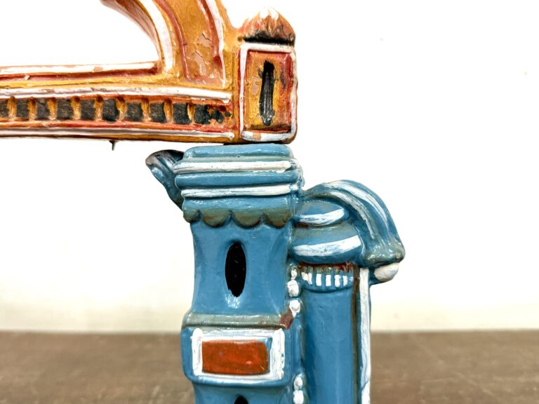 Exceptionally rare terracotta golu display prop Temple arch way - Image 8