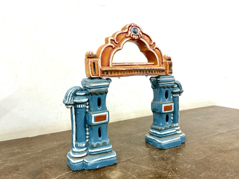 Exceptionally rare terracotta golu display prop Temple arch way - Image 9