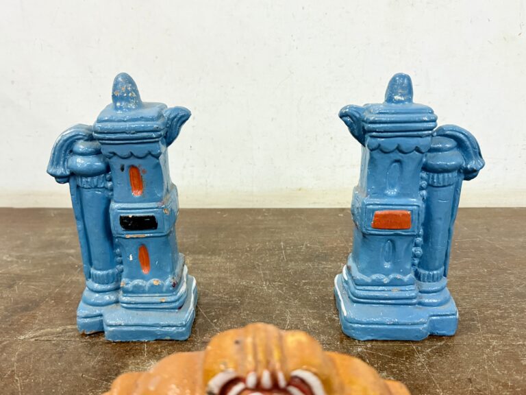 Exceptionally rare terracotta golu display prop Temple arch way - Image 13