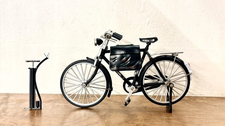 Classic Bicycle Cast iron frame with plastic and rubber parts Miniature - Image 2