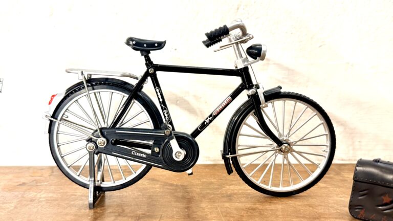 Classic Bicycle Cast iron frame with plastic and rubber parts Miniature - Image 4