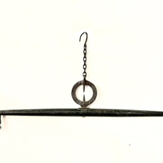 Antique 95+ years old Wood body with Cast iron fittings heavy physical balance