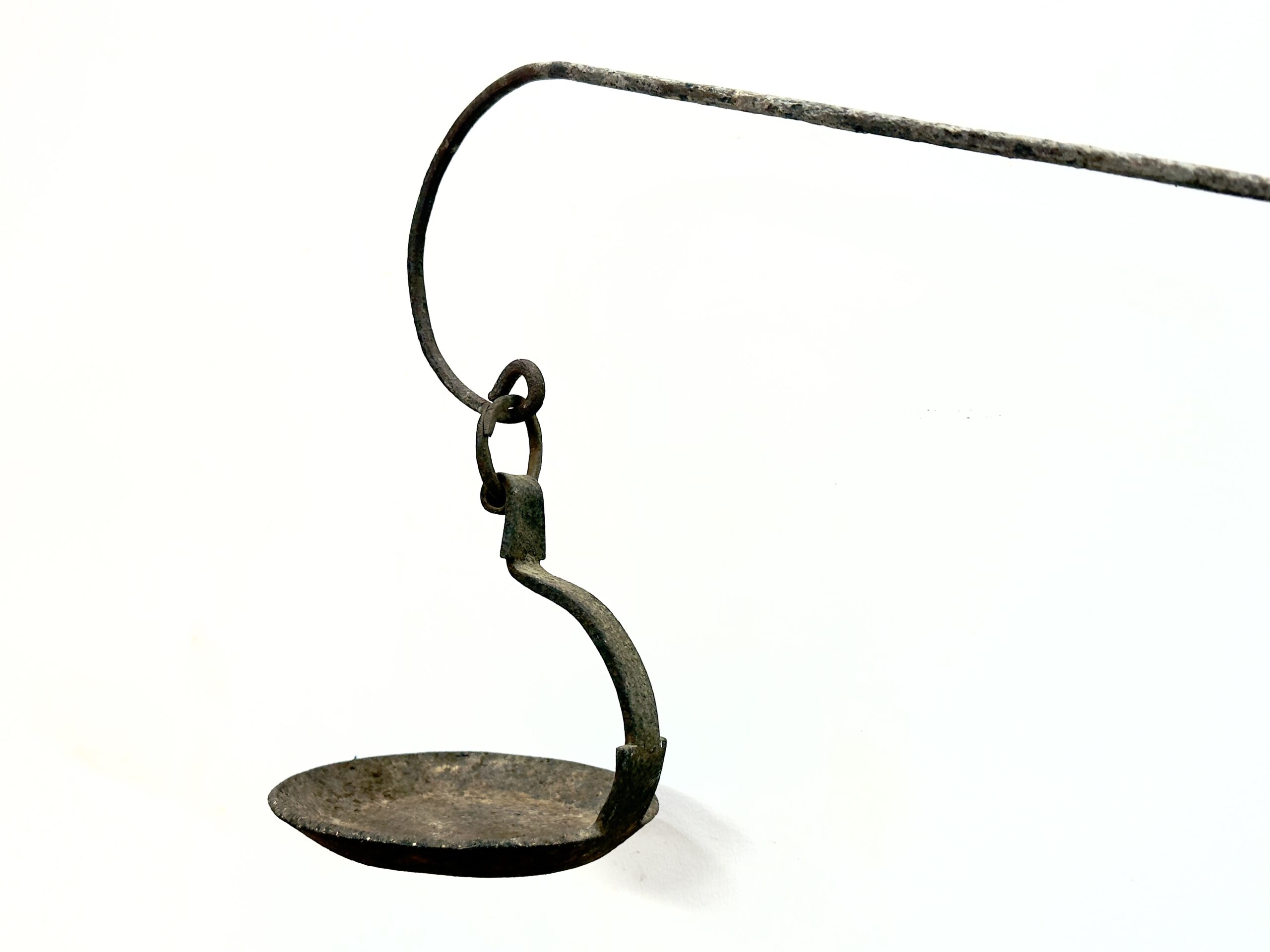Antique Kings procession lamp pole pedestal pole with spear end - Image 3